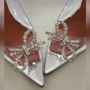 Amina Muaddi Heels Rosie PVC